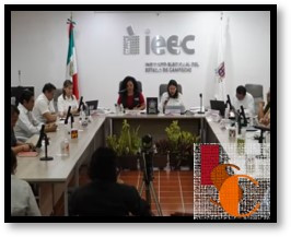 Debate en el Consejo Electoral por liquidación de partidos locales de Campeche. 